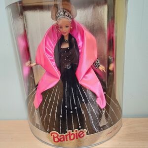 Barbie Doll with Pink and Black Gown